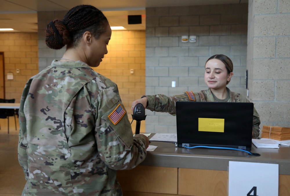 Army Reserve Soldiers strengthen accountability through Tactical Personnel System during Operation Sentinel Justice