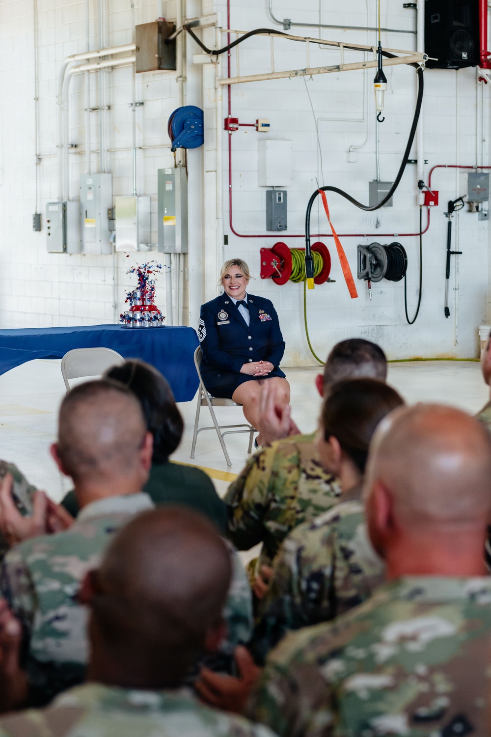 Chief Master Sgt. Nicole Synowicz takes reins as 128th Air Refueling Wing command chief