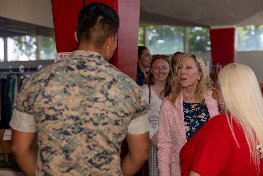 Trish Smith visits MCAS Cherry Point