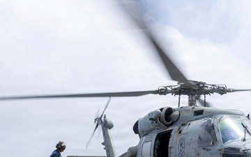 Delbert D. Black Conducts Flight Operations