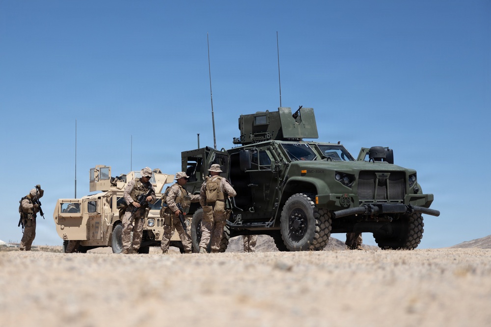 4th Law Enforcement Battalion and Combat Logistics Battalion 23 Conduct Motorized Operations Training