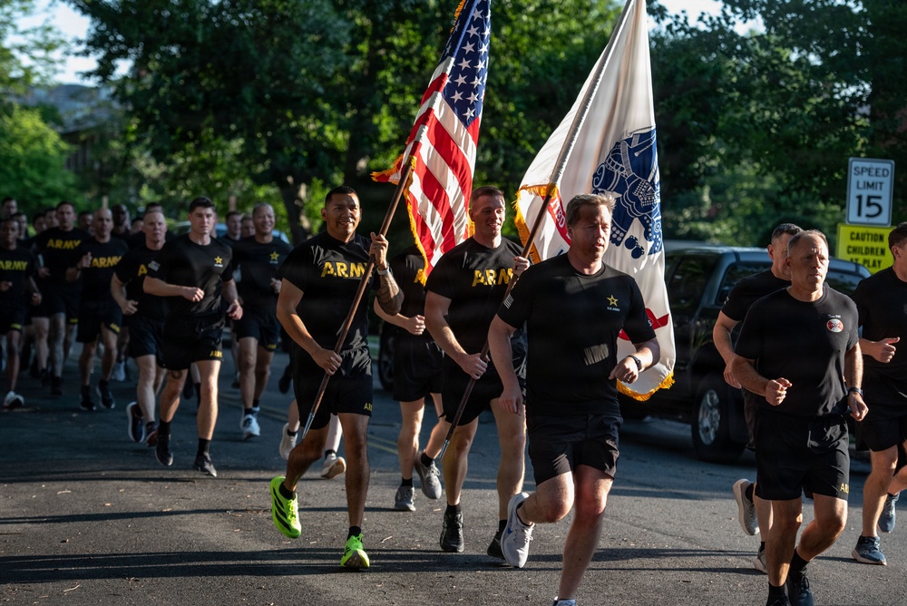 Army Birthday Run Commemorates Army's 251st Birthday