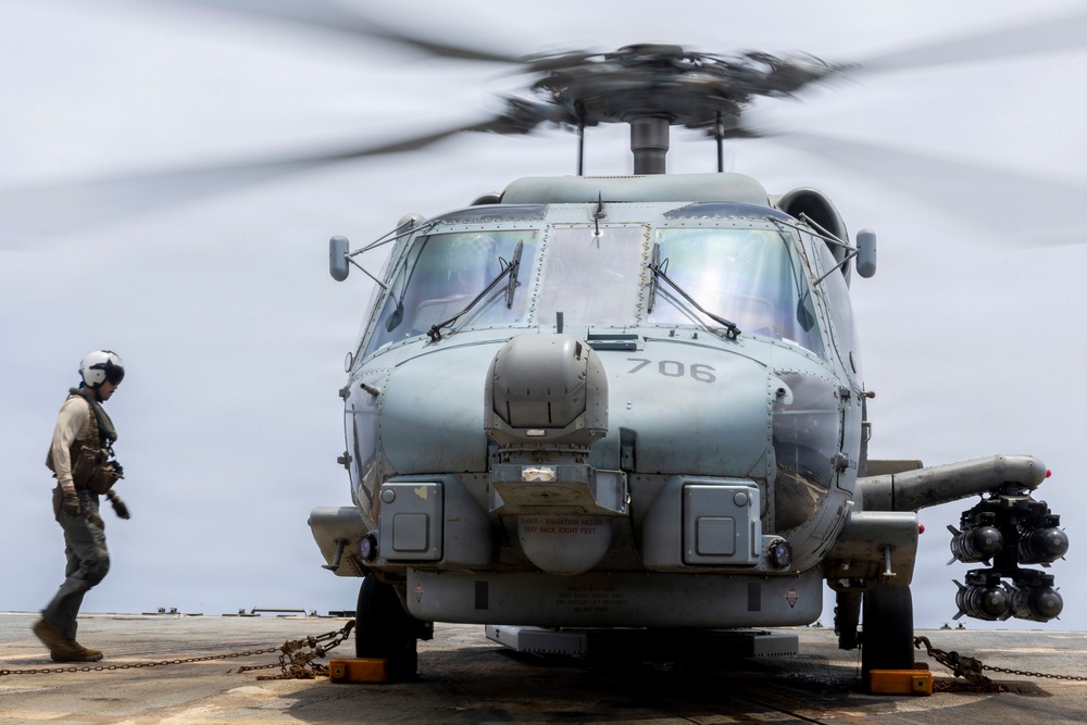 Delbert D. Black Conducts Flight Operations