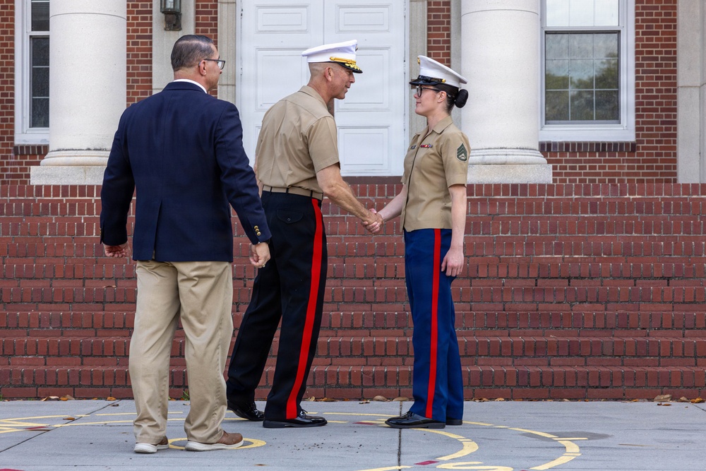 Morning Colors Ceremony