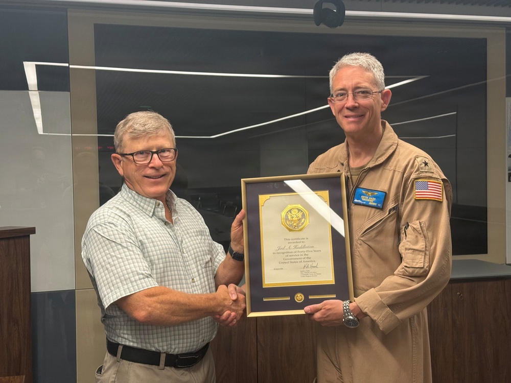 Answering the call: Huddleston's 45 years of service