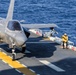 26th Marine Expeditionary Unit’s Type Commanders Amphibious Training | F-35B Lightning II Evening Carrier Qualification