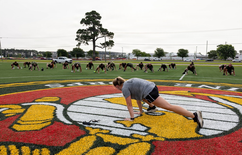 The Sergeant Major of the Marine Corps, Sgt. Maj. Carlos A. Ruiz visits MCAS Cherry Point