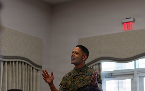 The Sergeant Major of the Marine Corps, Sgt. Maj. Carlos A. Ruiz visits MCAS Cherry Point