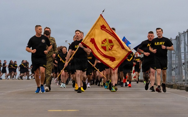 USAG Ansbach Celebrates the Army’s 251st Birthday with Traditional Birthday Run