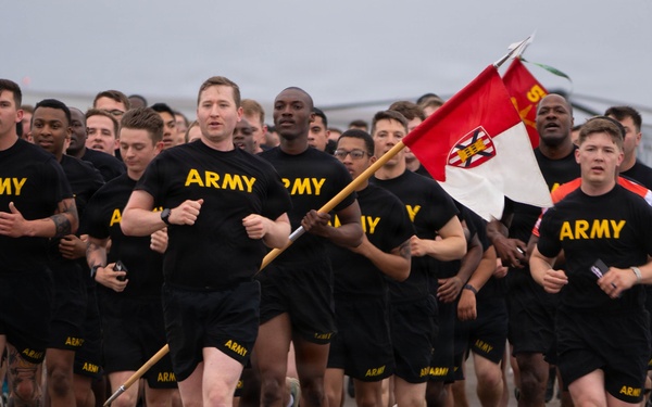 USAG Ansbach Celebrates the Army’s 251st Birthday with Traditional Birthday Run