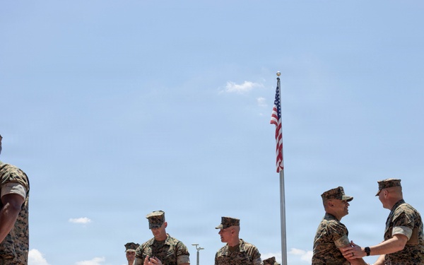 The Commandant, Gen. Eric M. Smith, and the Sergeant Major of the Marine Corps, Sgt. Maj. Carlos A. Ruiz, visit MCAS Cherry Point