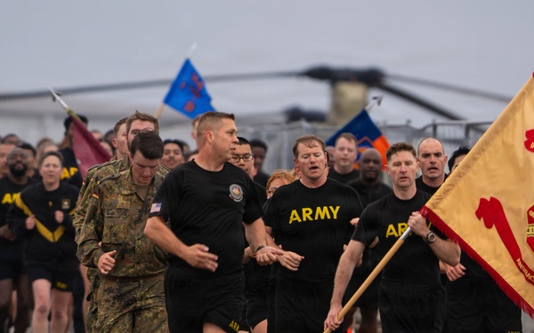 USAG Ansbach Celebrates the Army’s 251st Birthday with Traditional Birthday Run