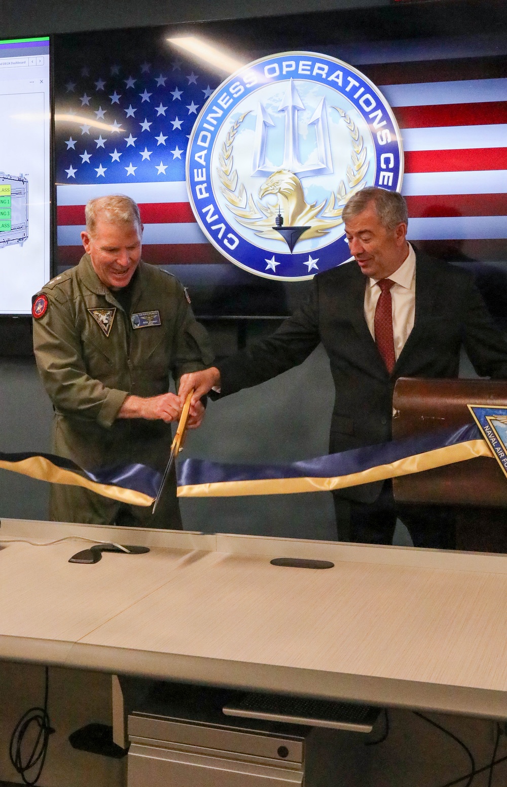 AIRLANT CVN Readiness Operations Center Ribbon Cutting Ceremony