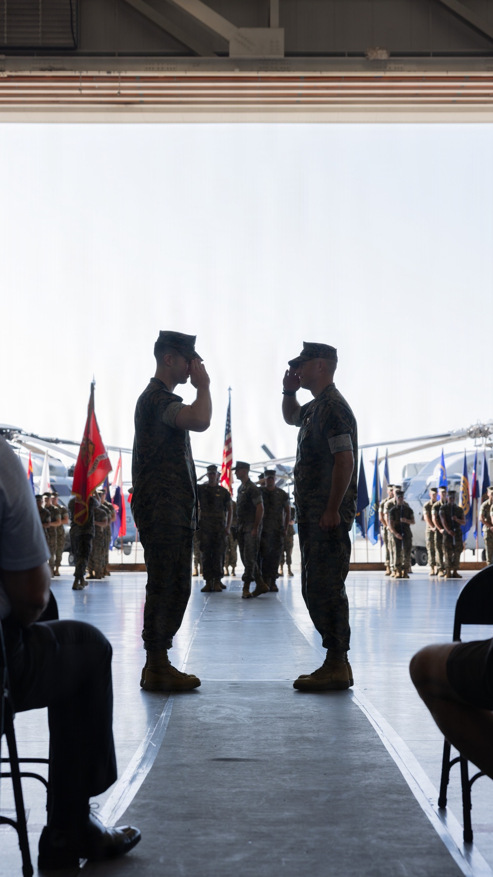 HMHT-302 change of command ceremony