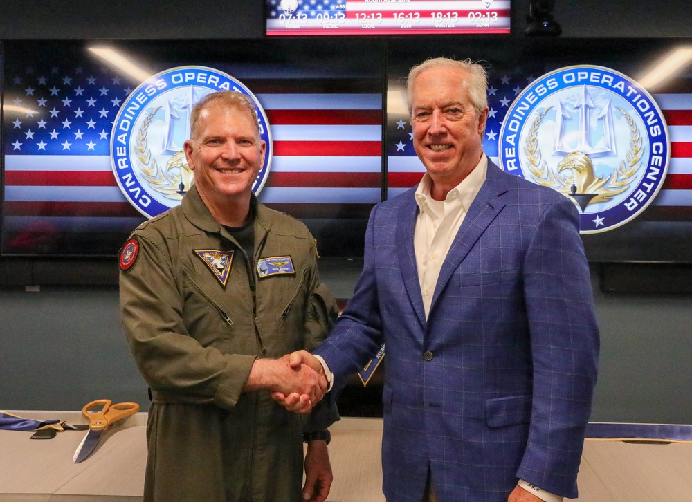 AIRLANT CVN Readiness Operations Center Ribbon Cutting Ceremony