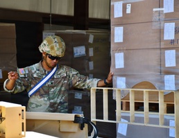 143rd ESC meets Sentinel Justice supply mission with vigor, motivation
