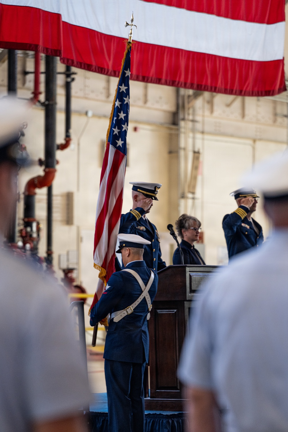 Coast Guard Base Kodiak holds change of command ceremony