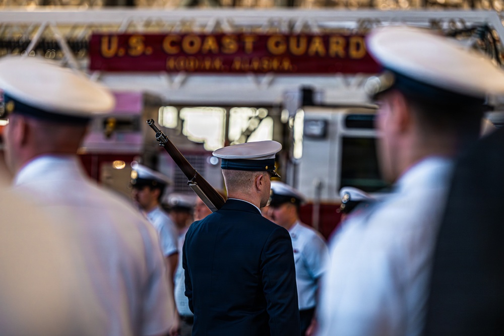 Coast Guard Base Kodiak holds change of command ceremony