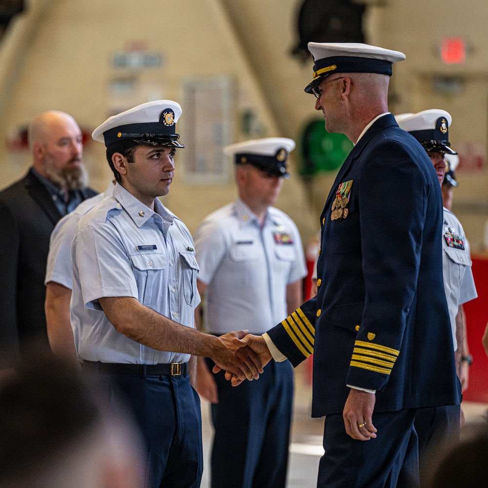 Coast Guard Base Kodiak holds change of command ceremony