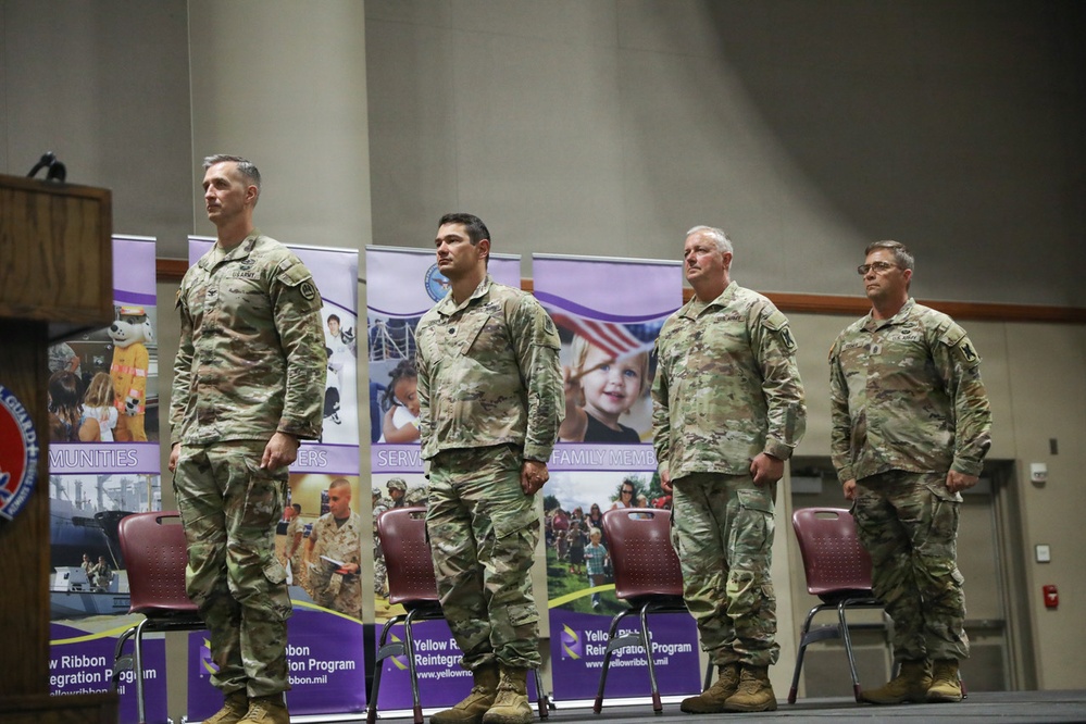Tiger Brigade Soldiers Receive Louisiana War Cross Following Deployment