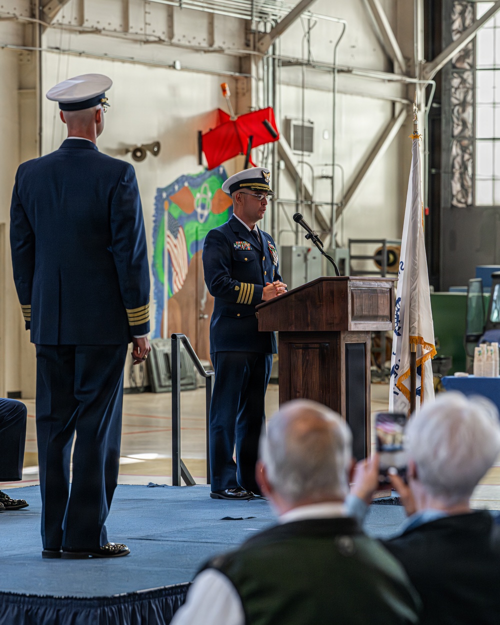 Coast Guard Base Kodiak holds change of command ceremony