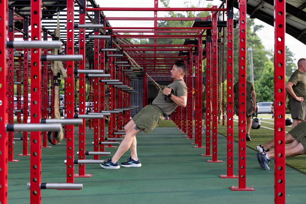 The Sergeant Major of the Marine Corps, Sgt. Maj. Carlos A. Ruiz visits MCAS Cherry Point