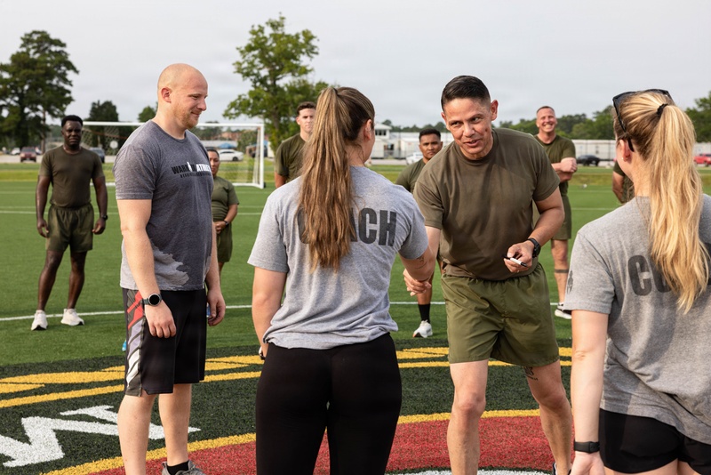 The Sergeant Major of the Marine Corps, Sgt. Maj. Carlos A. Ruiz visits MCAS Cherry Point