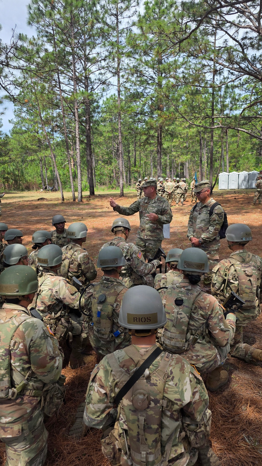 218th Regimental Training Battalion hosts OCS VIP Day