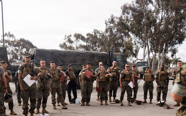 9th Communication Battalion executes road march