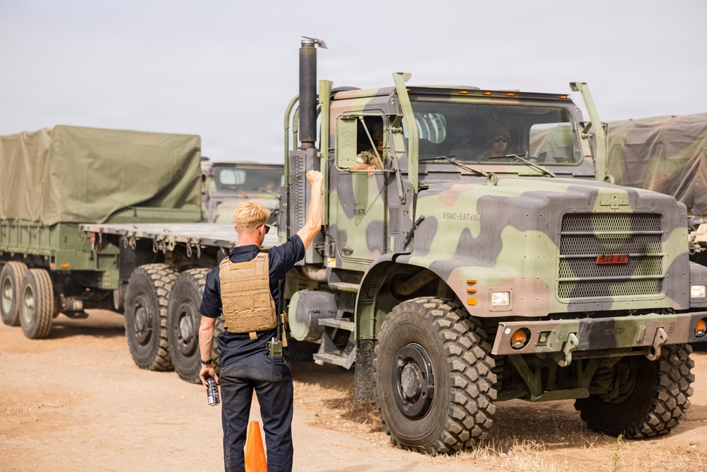 9th Communication Battalion executes road march