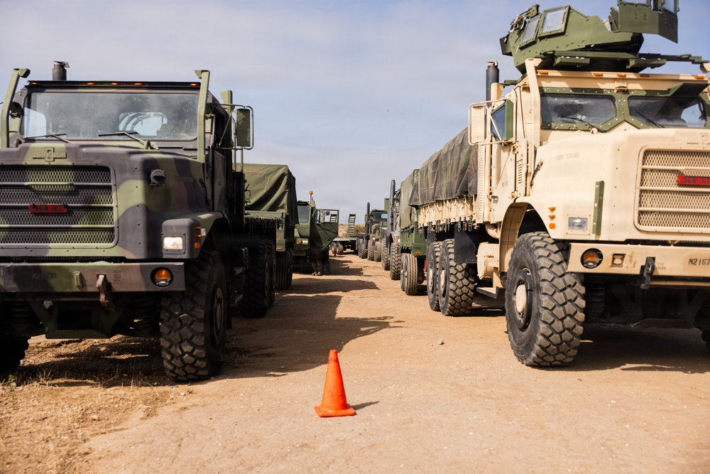 9th Communication Battalion executes road march