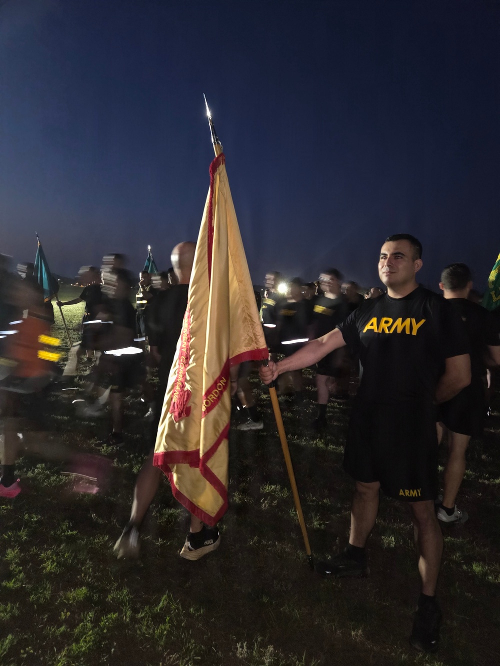 Fort Gordon Celebrates Army Birthday with Spirited Run: “This We’ll Defend”