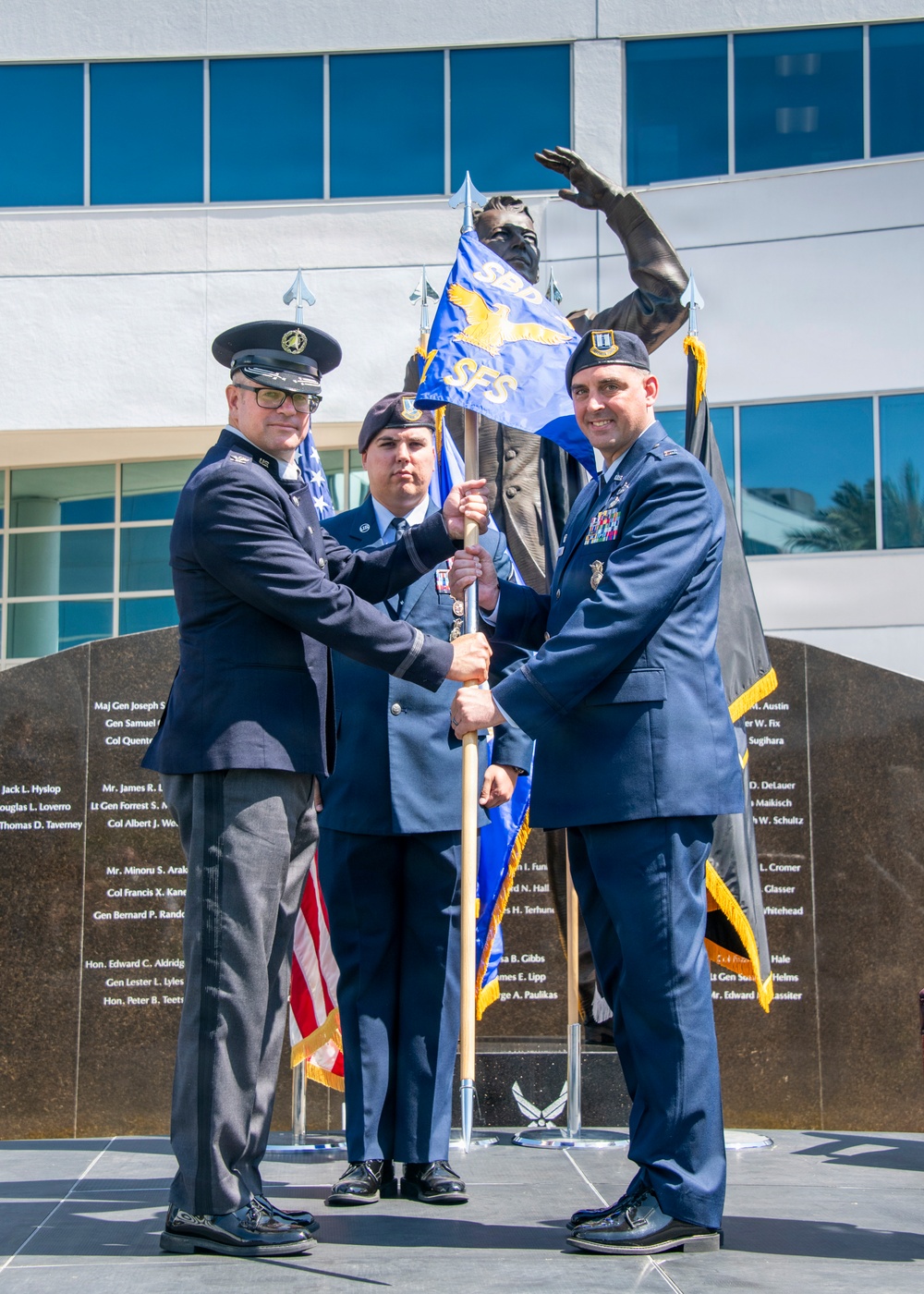 SBD3 61st Security Force Squadron Change of Command Ceremony