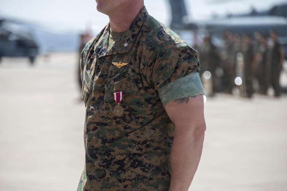 HMH-466 Change of Command Ceremony