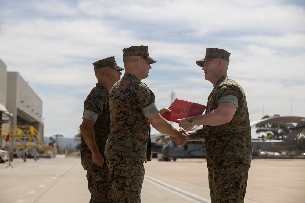 HMH-466 Change of Command Ceremony