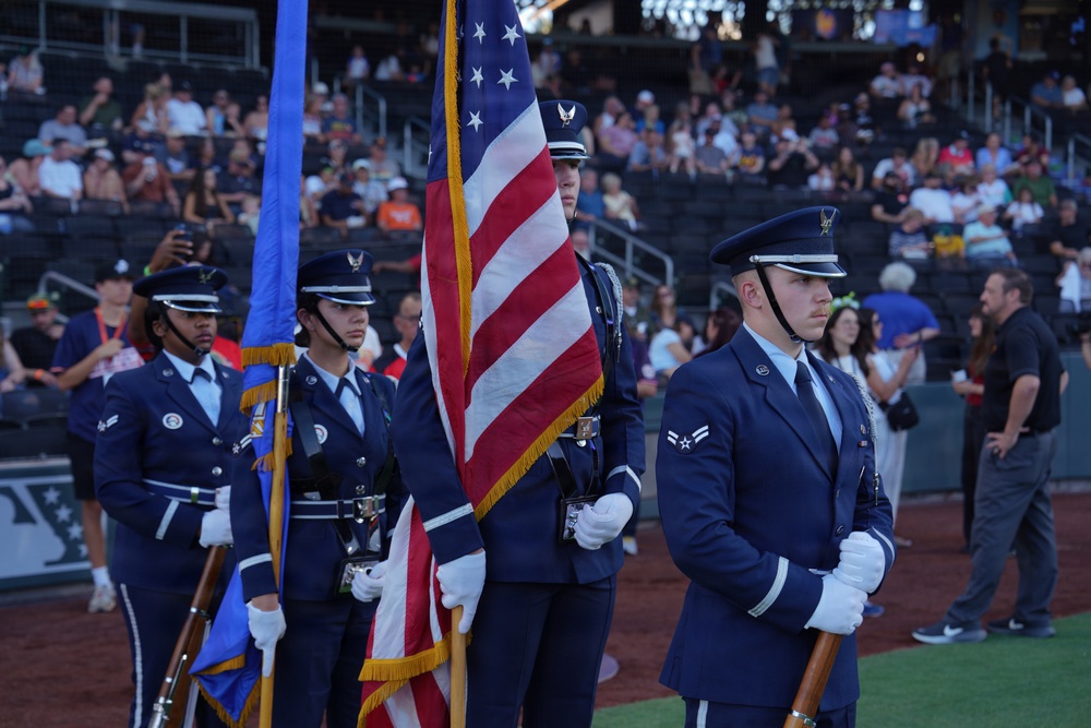 Creech Air Force Base honors Airmen during re-enlistment ceremony