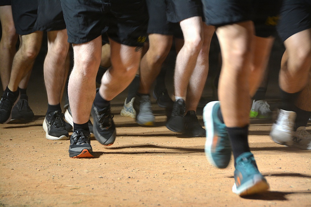 Fort Gordon Celebrates Army Birthday with Spirited Run: “This We’ll Defend”