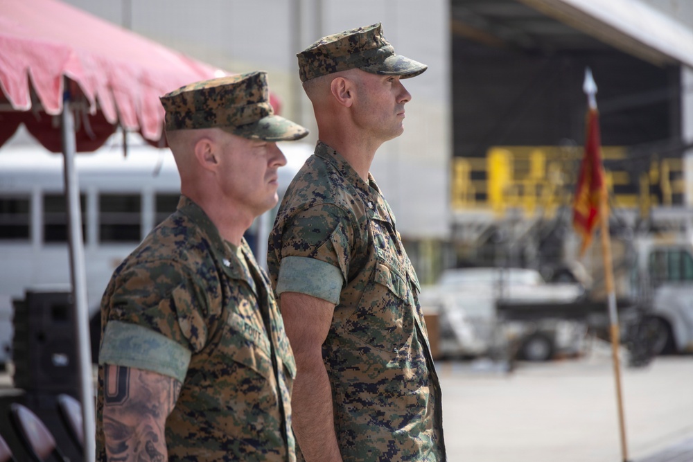 HMH-466 Change of Command Ceremony