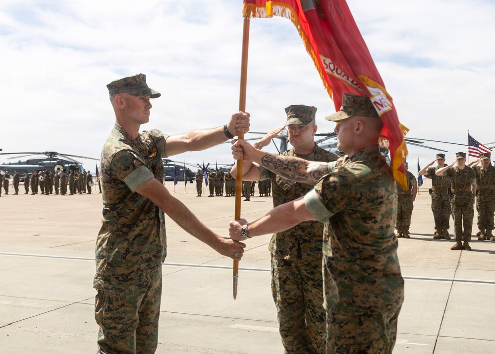 HMH-466 Change of Command Ceremony