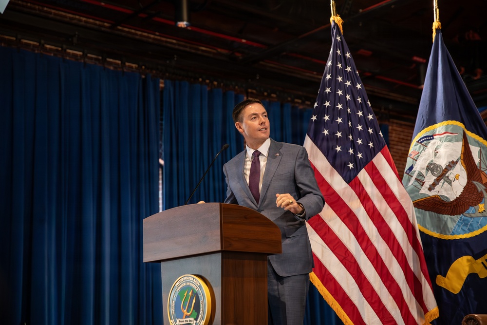 Vice Adm. Douglas L. Williams Relieves Vice Adm. Johnny Wolfe Jr. at Portfolio Acquisition Executive Strategic Systems Programs Change of Command Ceremony