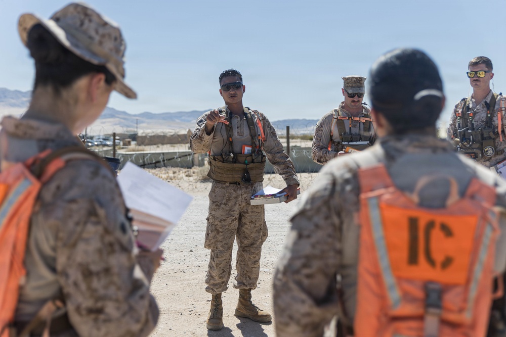 U.S. Marines Conduct Command Post Exercise at MCAGCC