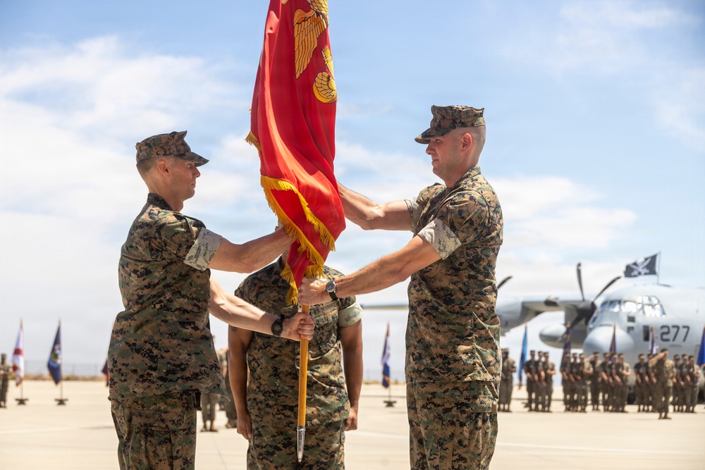VMGR-352 Change of Command Ceremony