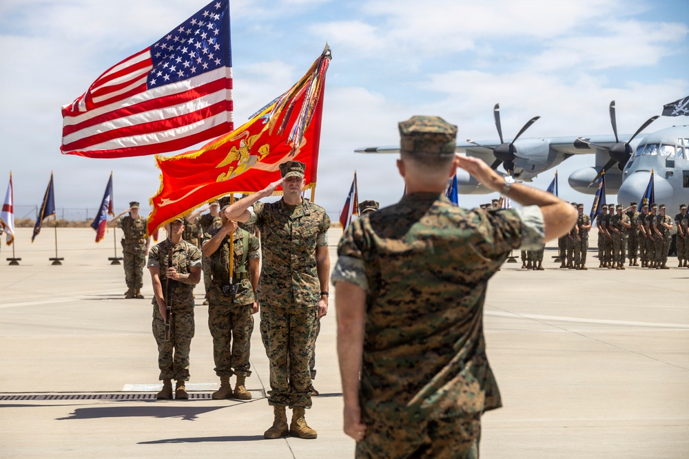 VMGR-352 Change of Command Ceremony