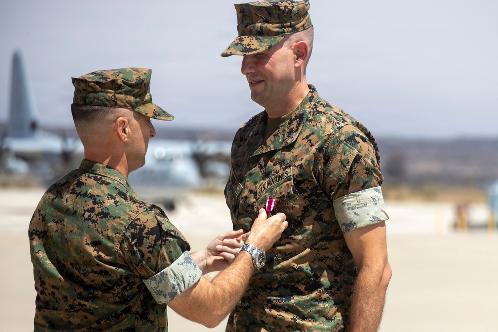 VMGR-352 Change of Command Ceremony