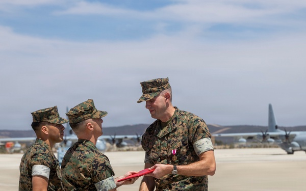 VMGR-352 Change of Command Ceremony