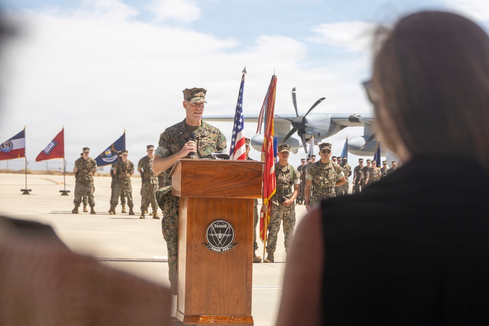 VMGR-352 Change of Command Ceremony