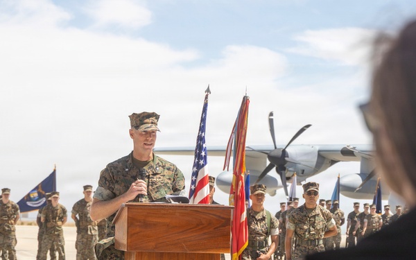 VMGR-352 Change of Command Ceremony