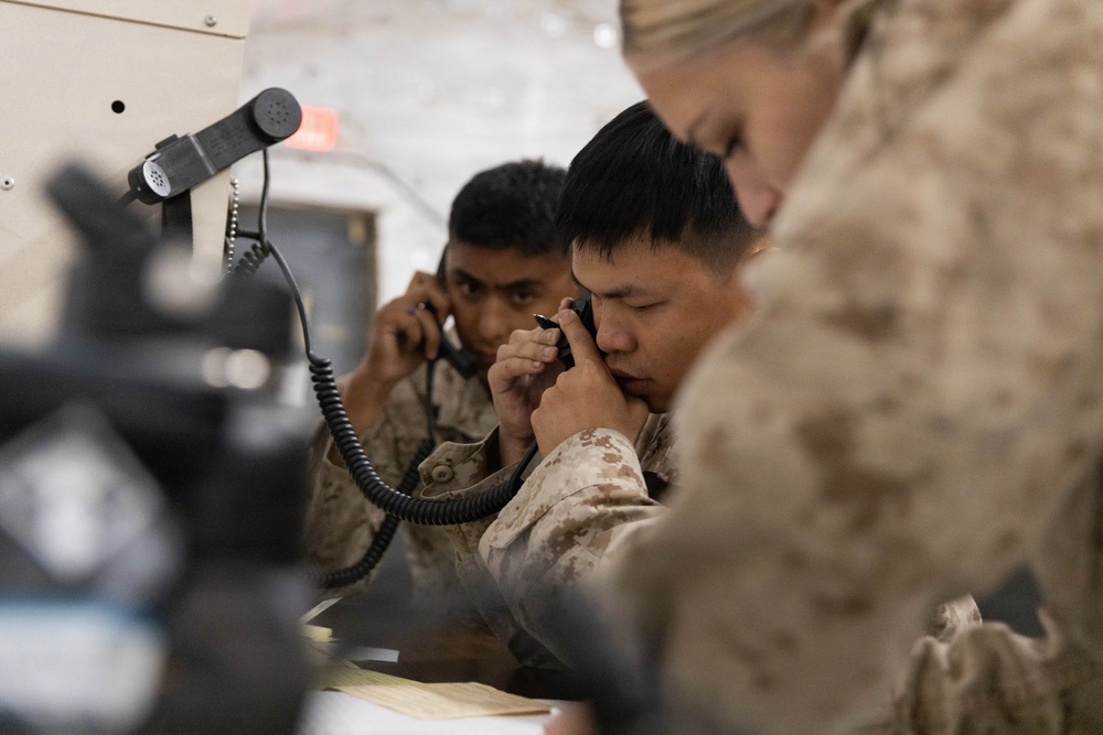 U.S. Marines Conduct Command Post Exercise at MCAGCC
