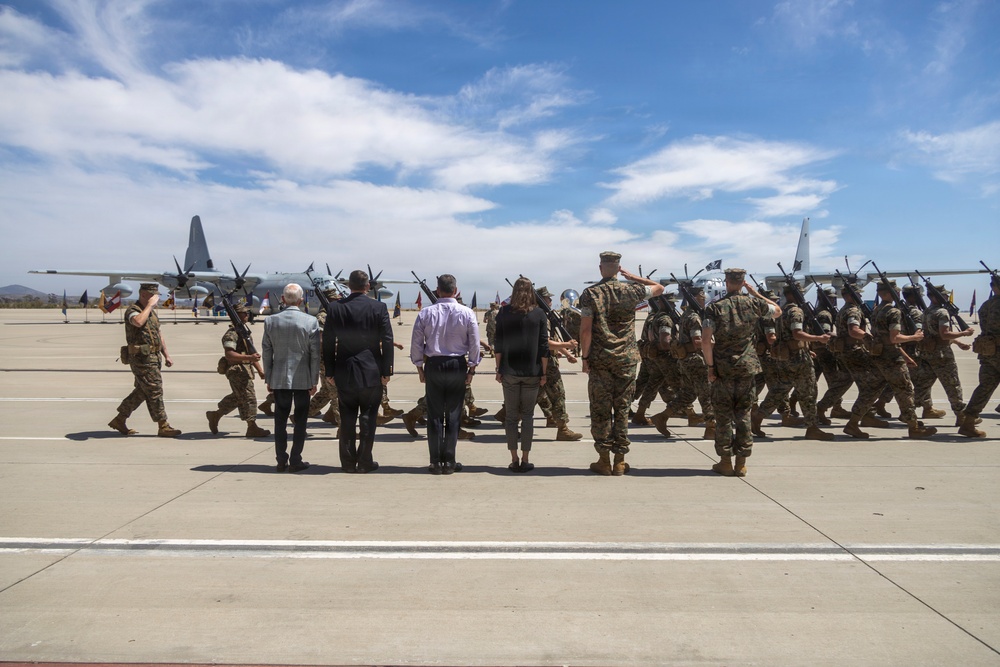 VMGR-352 Change of Command Ceremony