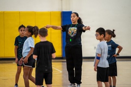 Leading on and off the court: 1st Lt. Copeland gives back through youth basketball